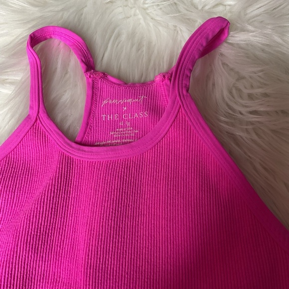 Free People Happiness Runs Long Crop Tank PINK - Picture 3 of 7